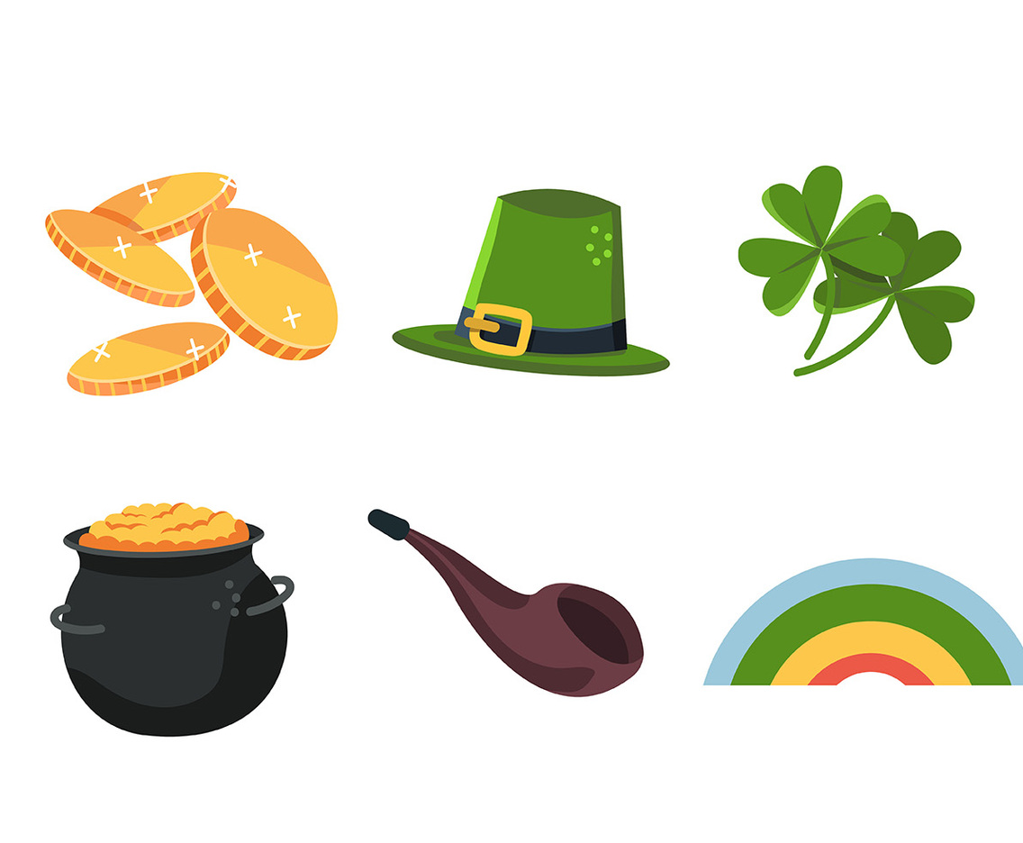 St Patrick's Day Clipart Set