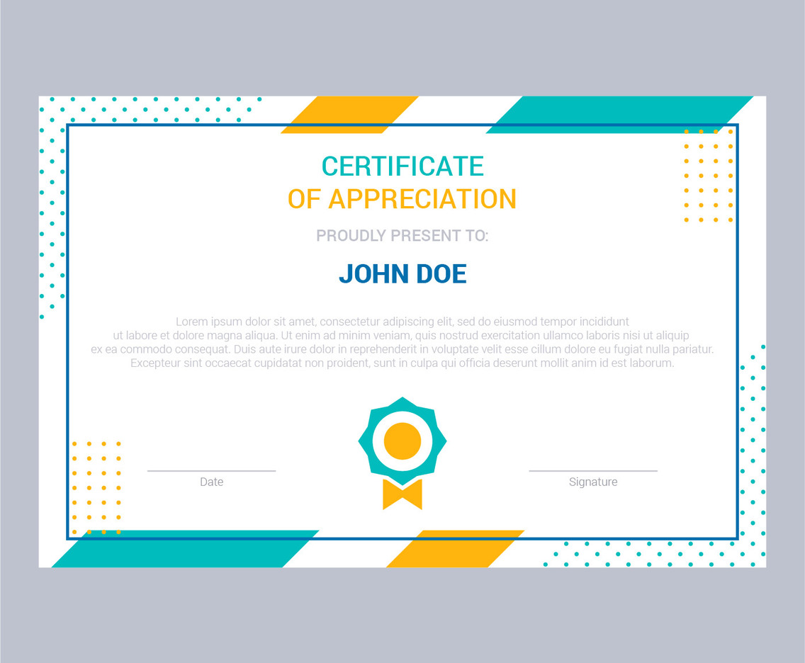 certificate template