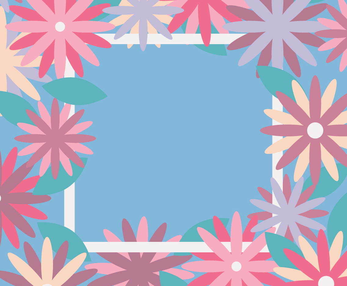 Spring Lettering With Flowers