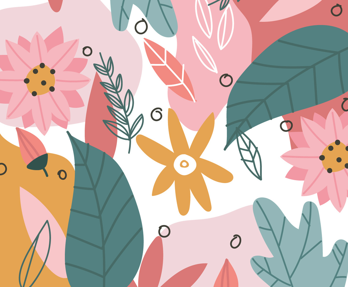 Super Colorful Floral Background