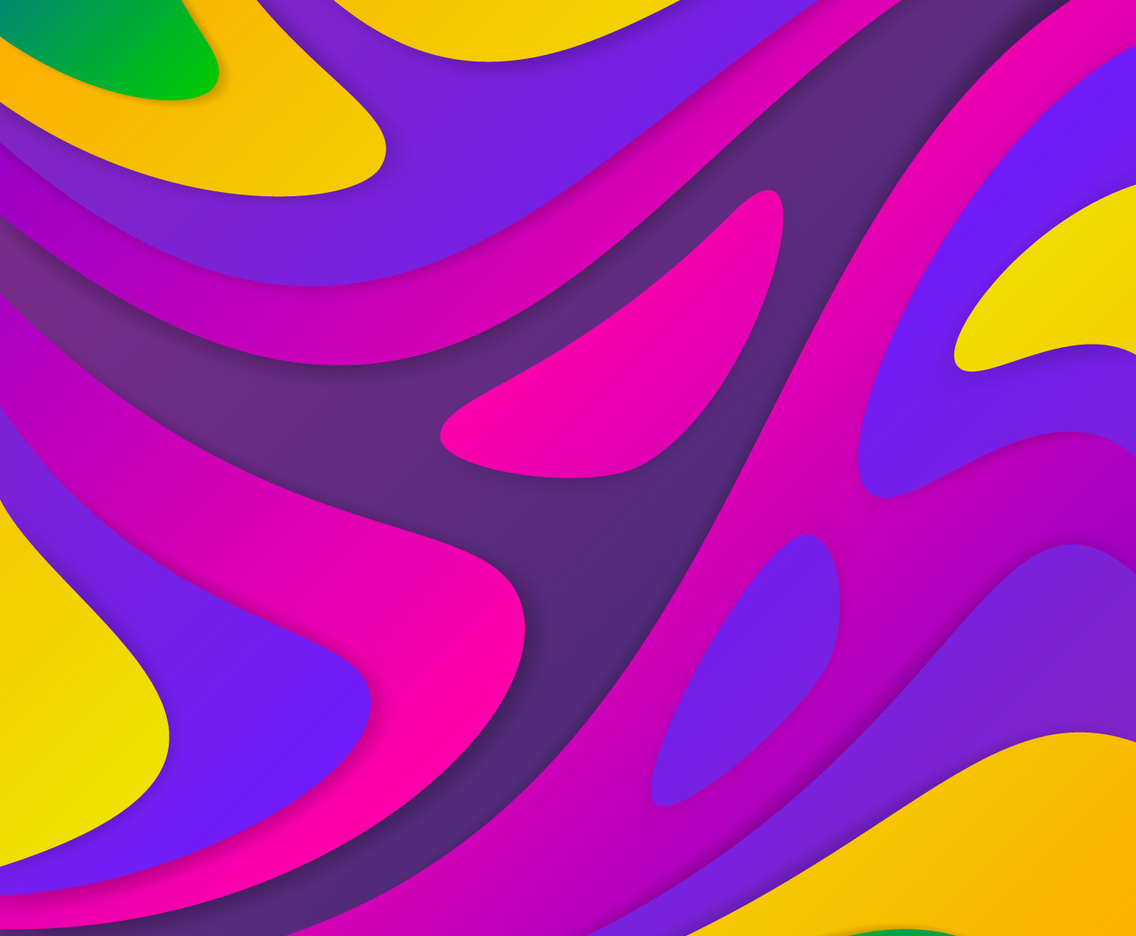 Modern Abstraction Colorful Shapes Background