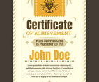 Certificate template