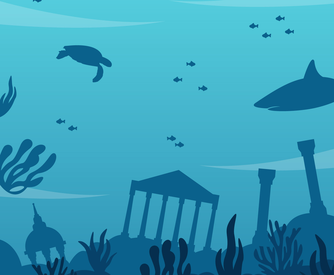 Awesome Ocean Background Vector