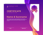 Company Certificate Template Vector