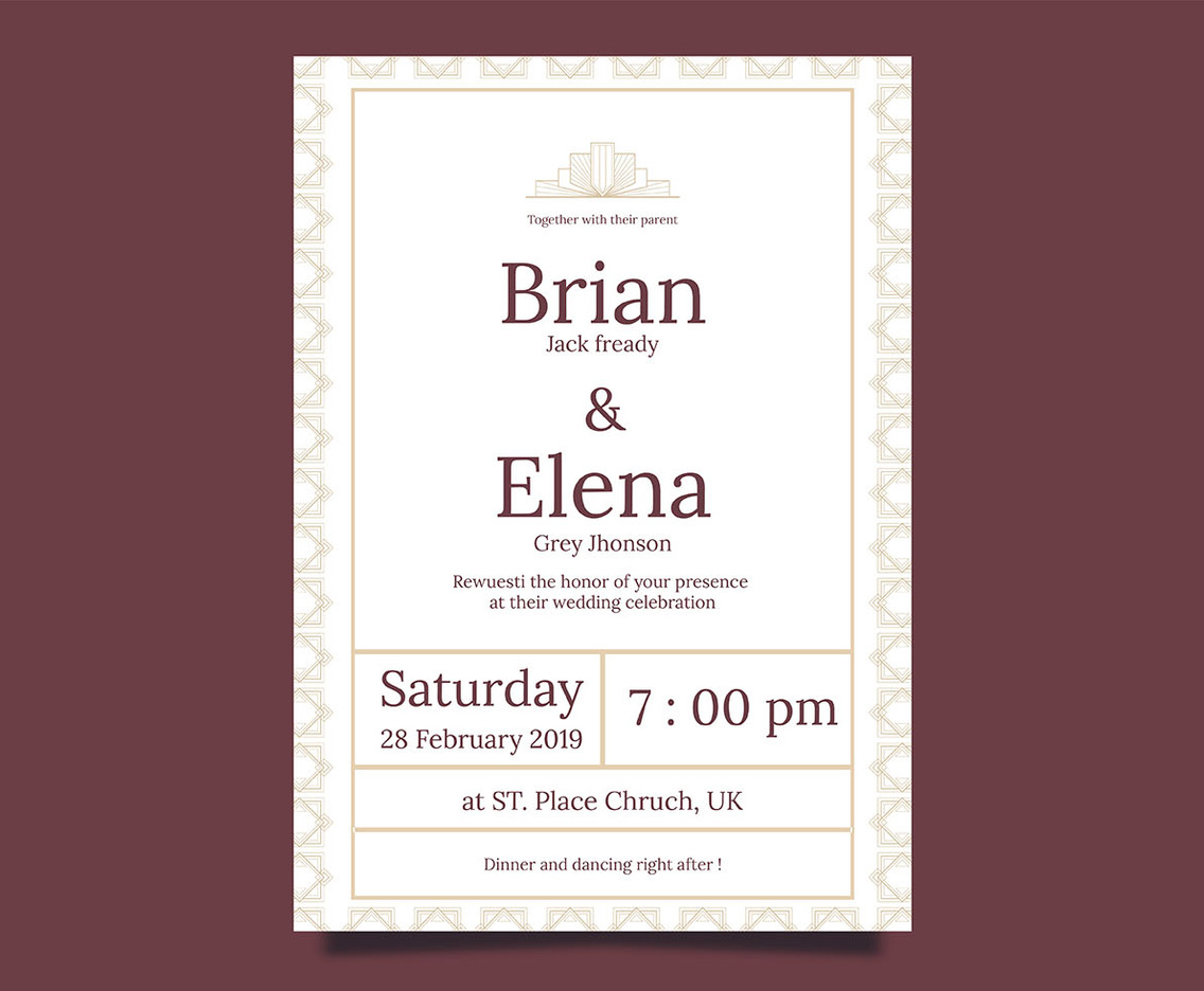 Wedding Invitation Card