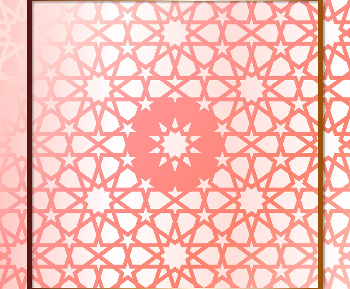 Modern Rose Gold Geometric Design Template