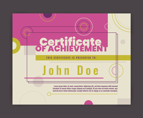 Certificate template