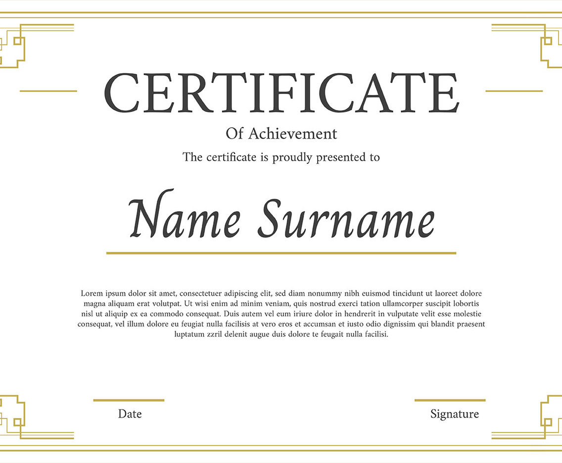Certificate Template