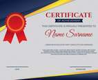 Certificate Template Vector