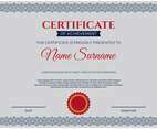 Certificate Template Vector