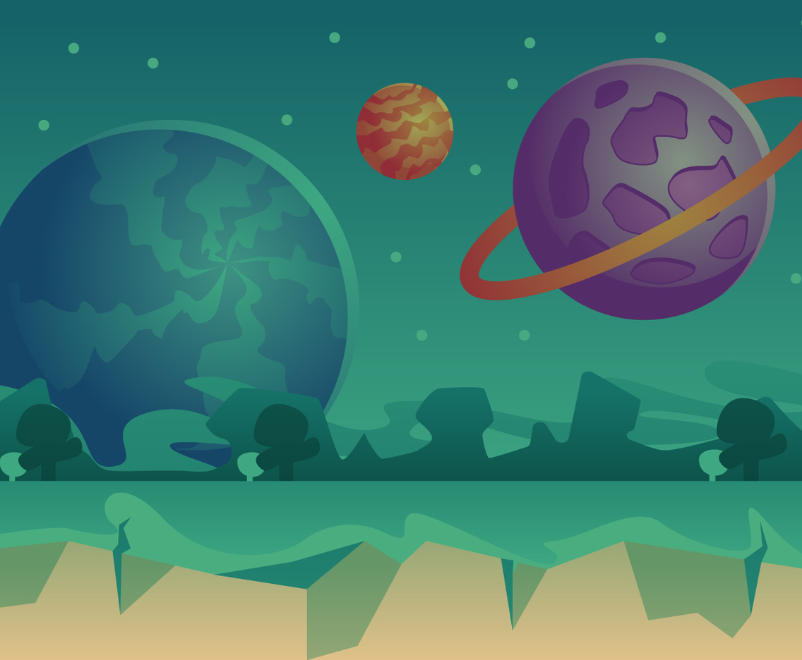 Amazing Galaxy Background