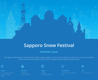 Sapporo Snow Festival with Sapporo Location