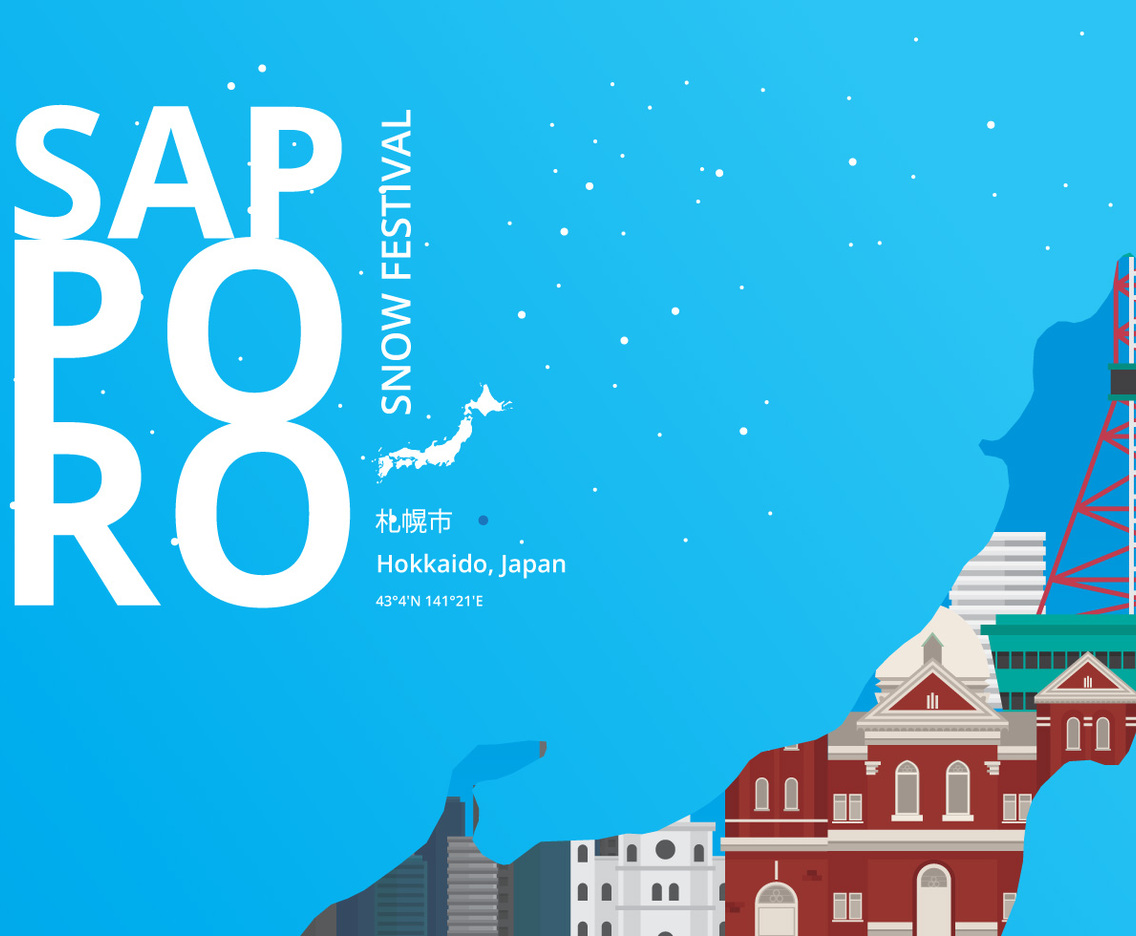 Sapporo Snow Festival with Sapporo Location