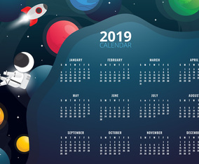 2019 Printable Calendar