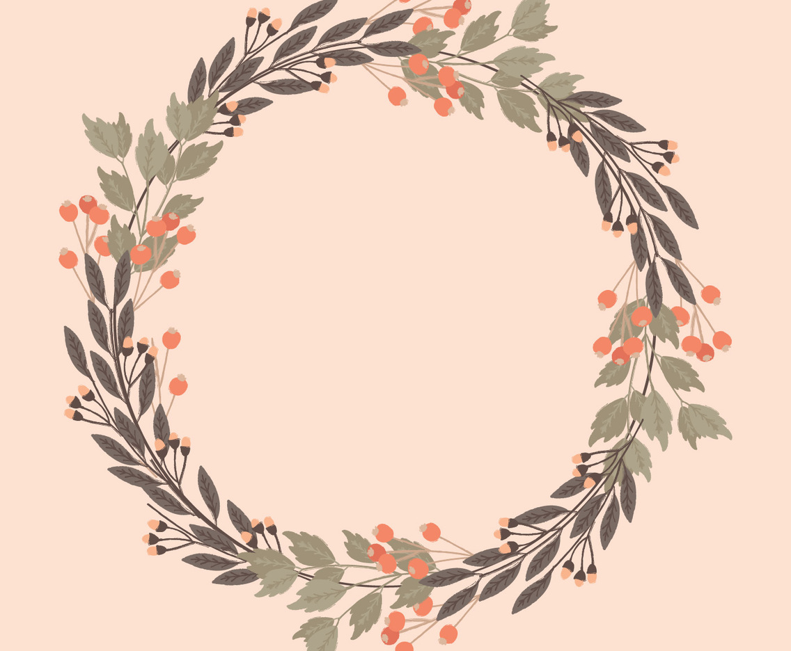 Vector Decorative Floral Frame