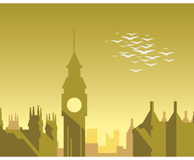 London Landscape Vector