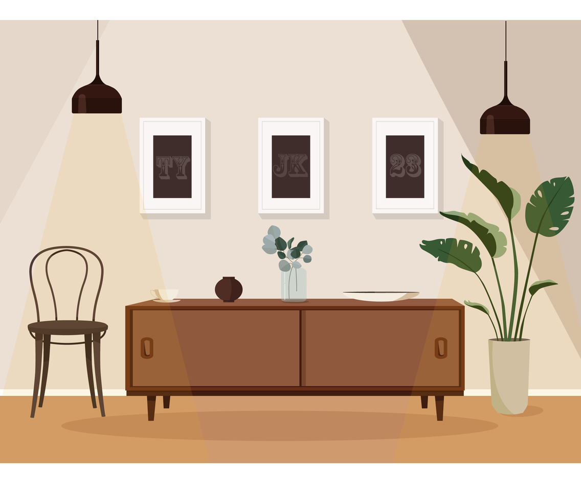 Vector Livingroom Illustration