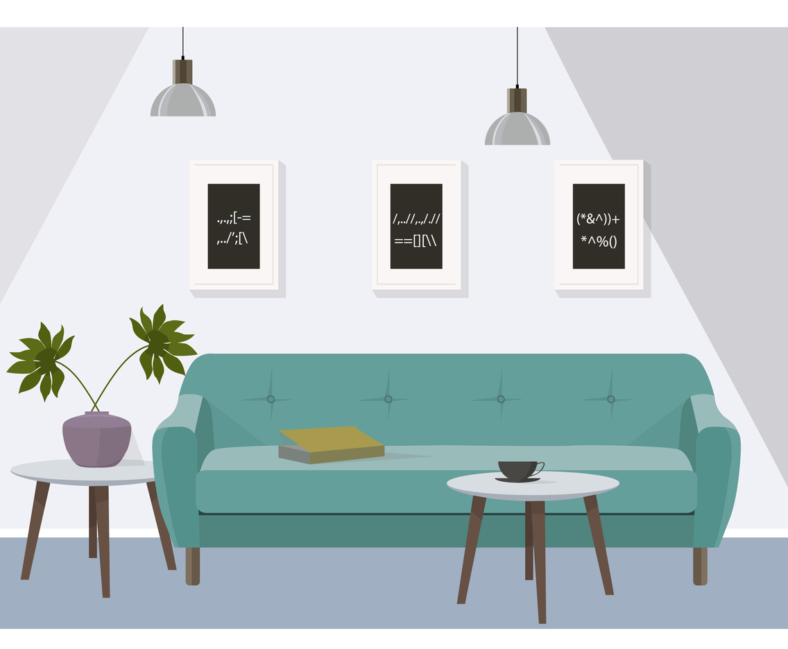 Vector Livingroom Illustration