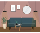 Vector Livingroom Illustration