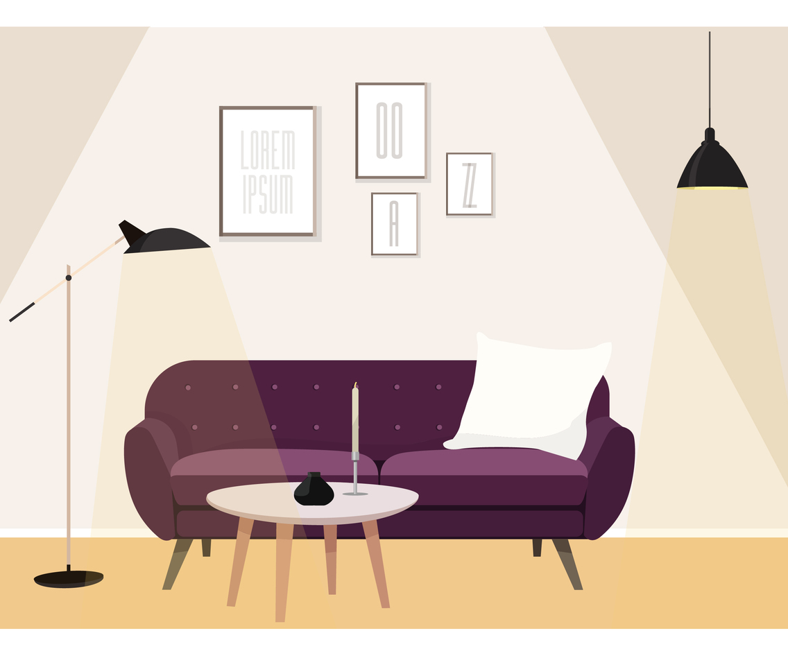 Vector Livingroom Illustration