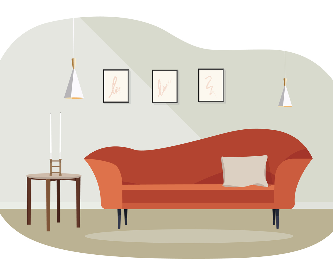 Vector Livingroom Illustration