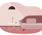 Vector Livingroom Illustration