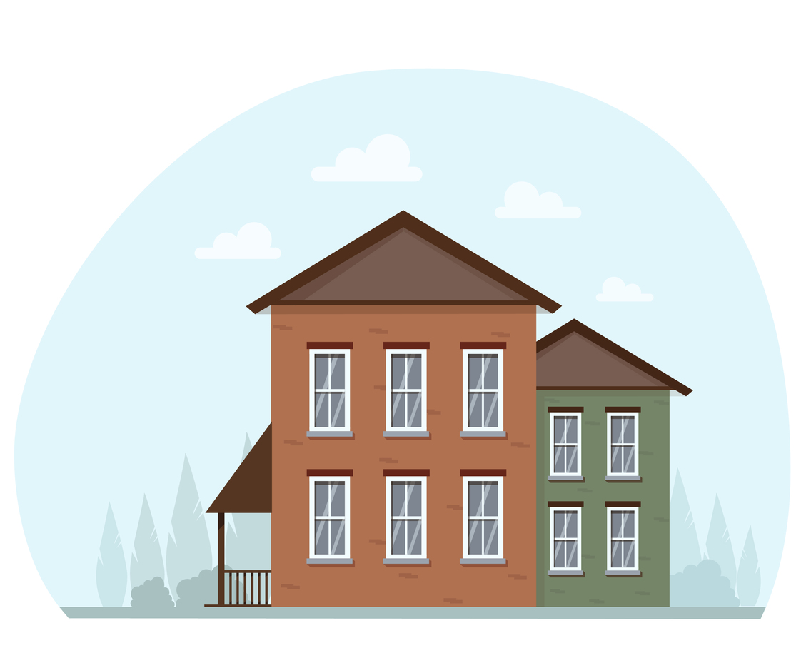 Vector Winter Landscape illustration