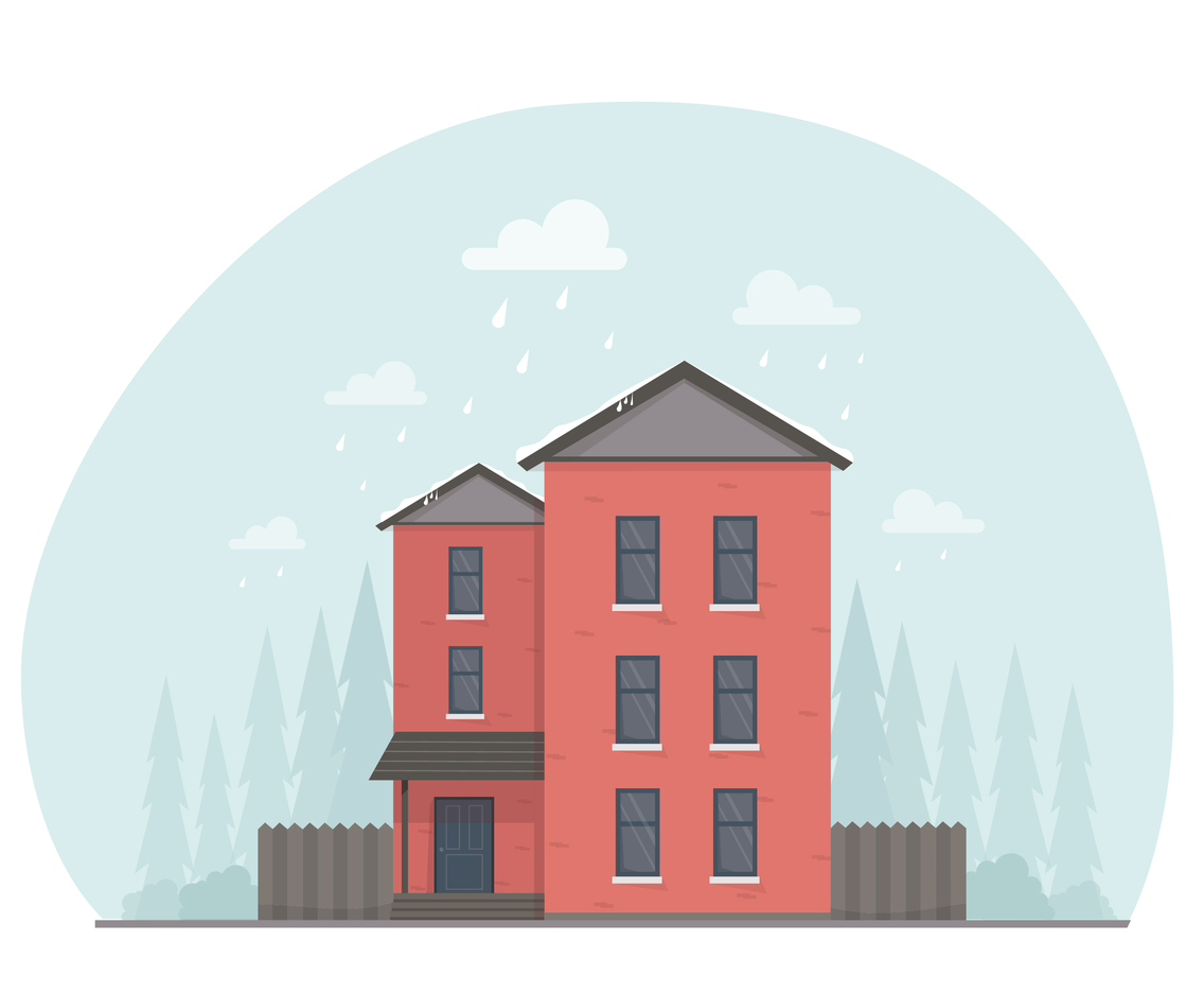Vector Winter Landscape illustration