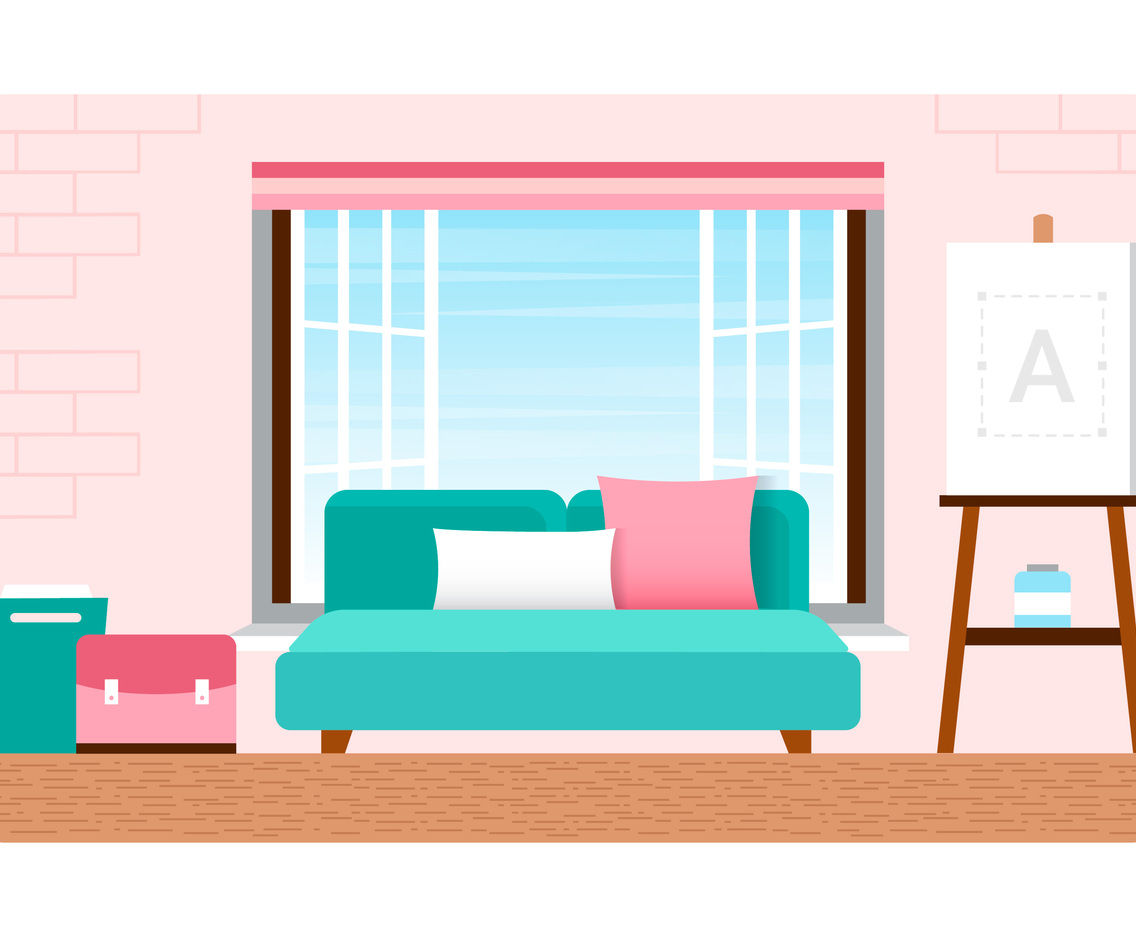 Vector Livingroom Illustration