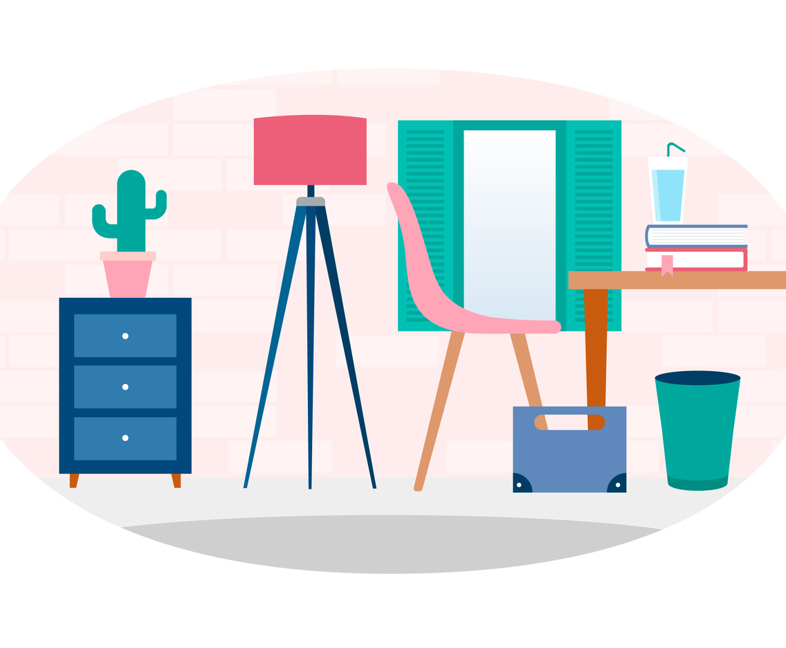 Vector Livingroom Illustration