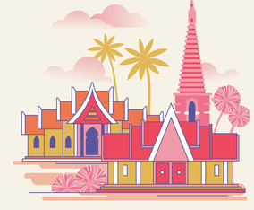 Temple of Bangkok Thailand