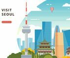 Visit Seoul Illustration