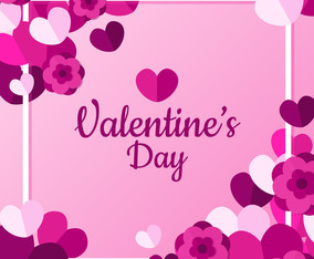 Valentine's Day Frame Vector