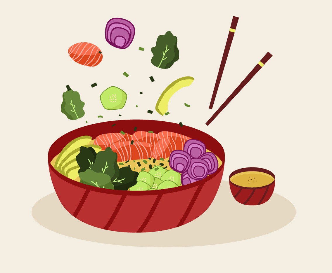 A Bowl of Acai Vector