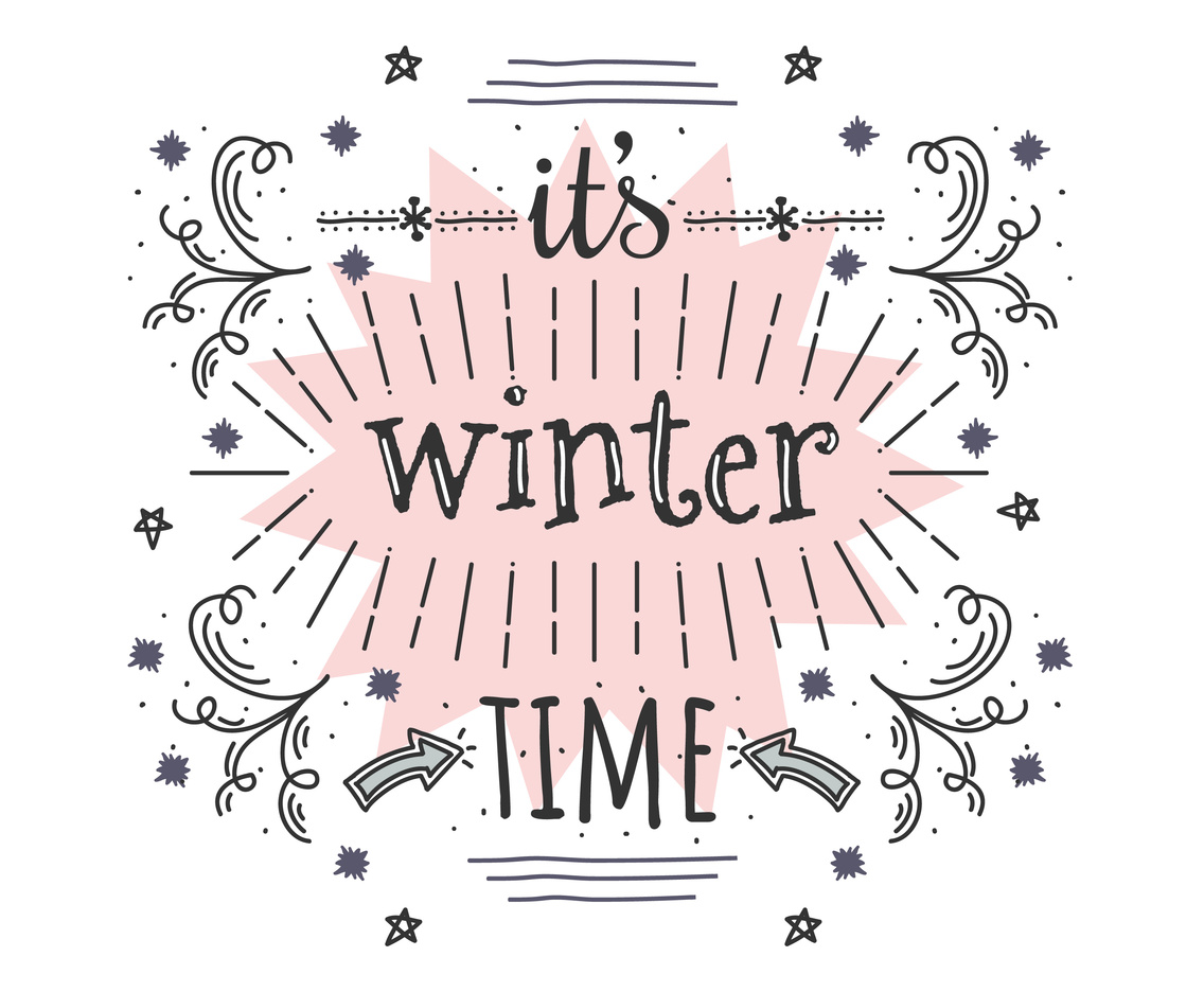 It’s Winter Time Vector