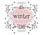 It’s Winter Time Vector