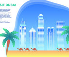 Visit Dubai Vector