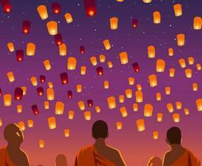 Taiwan Sky Lantern Event