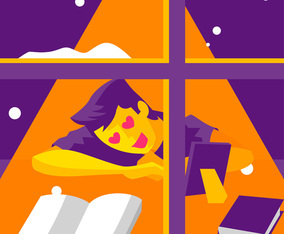 Boy With Heart Eyes Feeling Crazy In Love