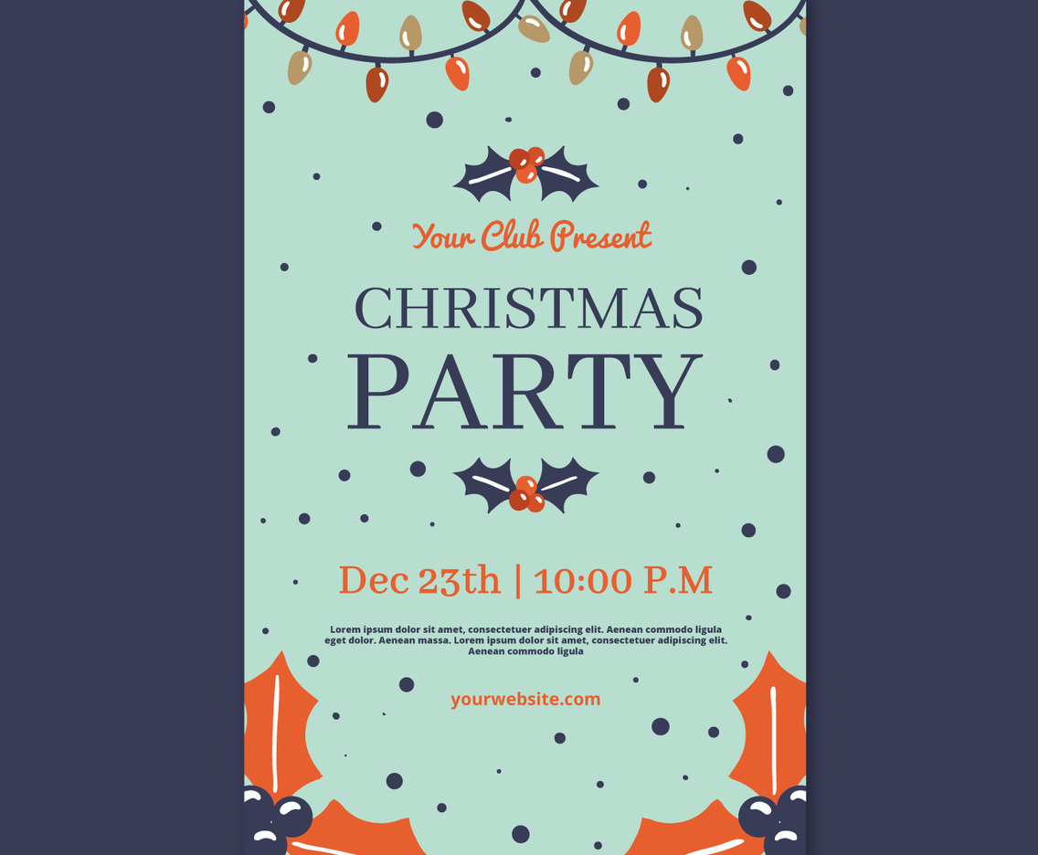 Cuter Christmas Flyer Template