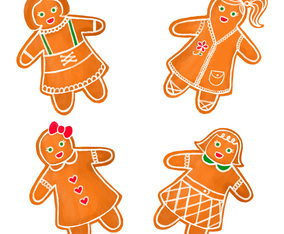 Cute  Nutcracker With Christmas Ball and Gift.