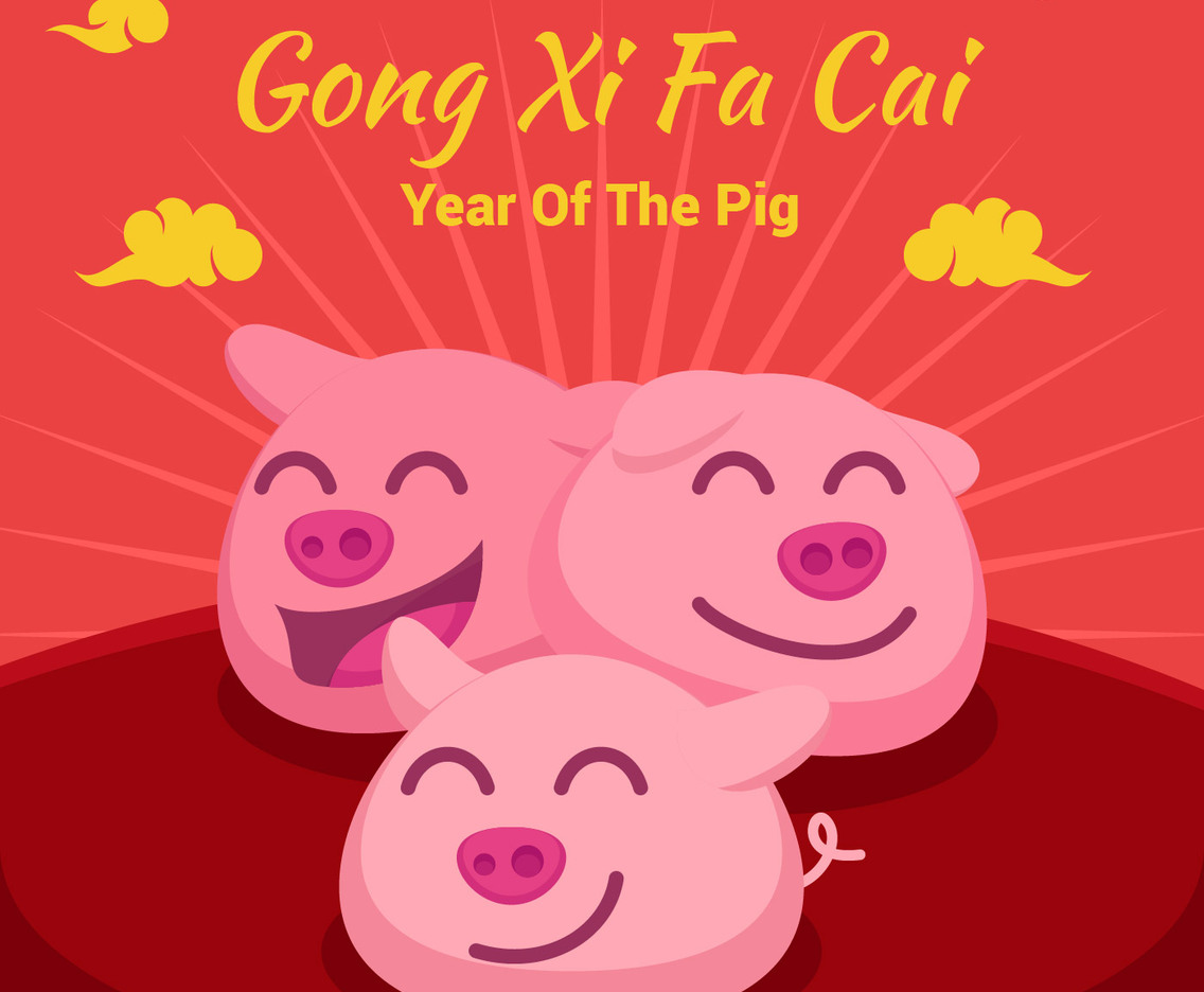 chinese new year pig