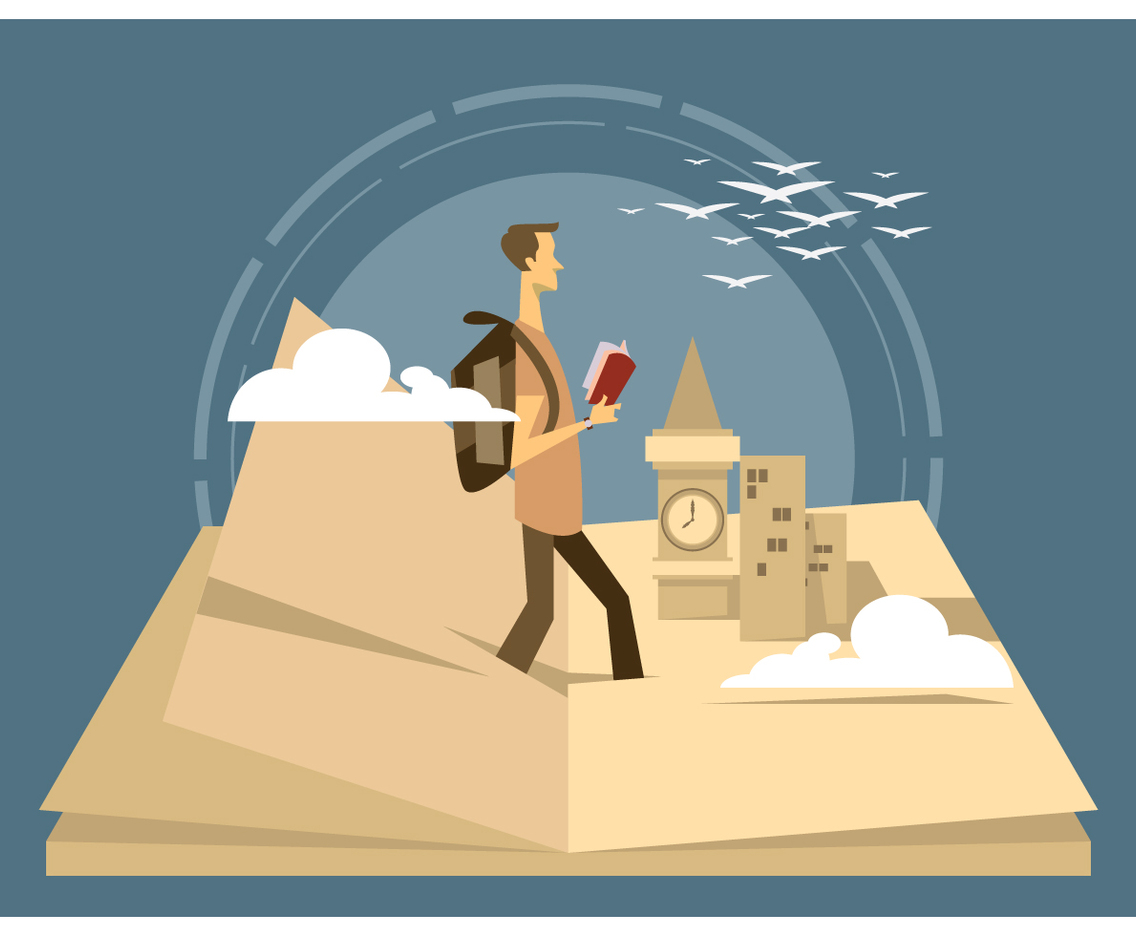 Exchange Student Vector