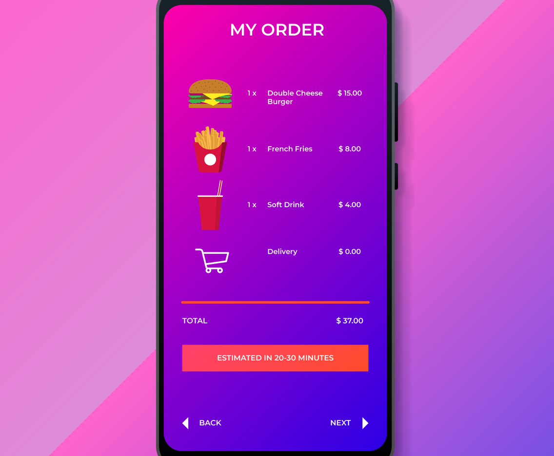 Online Ordering And Fast Food Delivery Application Template