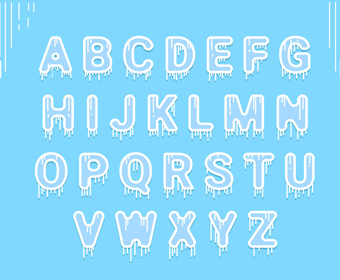 Icy Alphabet