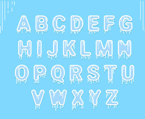 Icy Alphabet