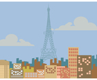 Paris Landscape Vector