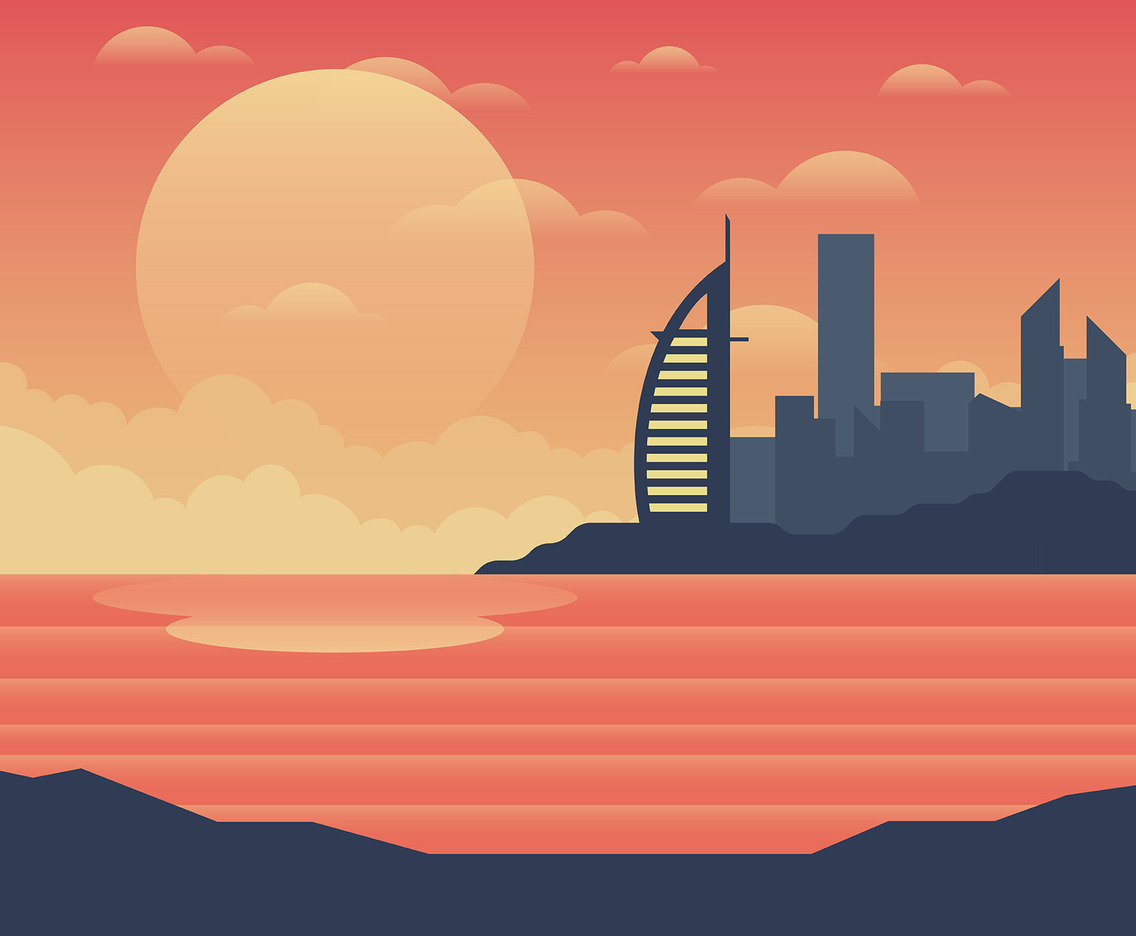 Dubai Illustration