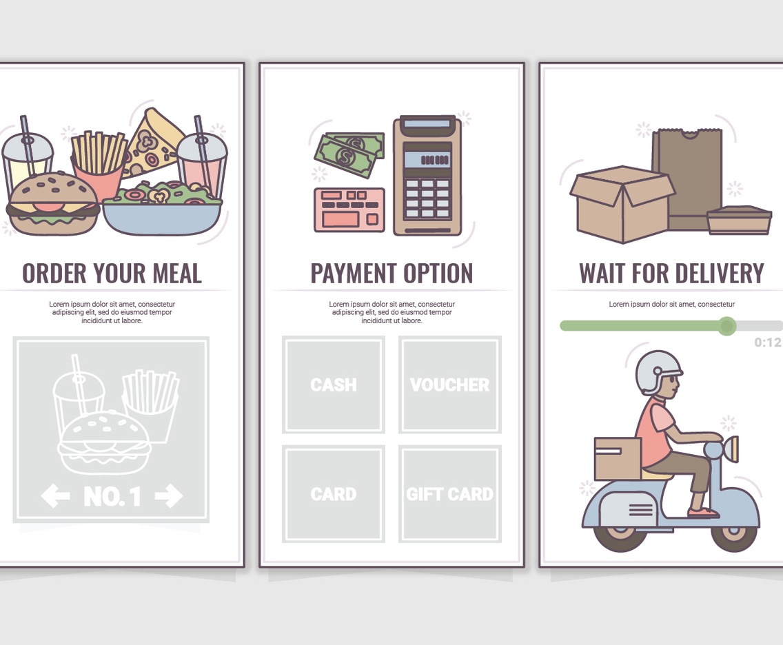 Vector Online Food Order