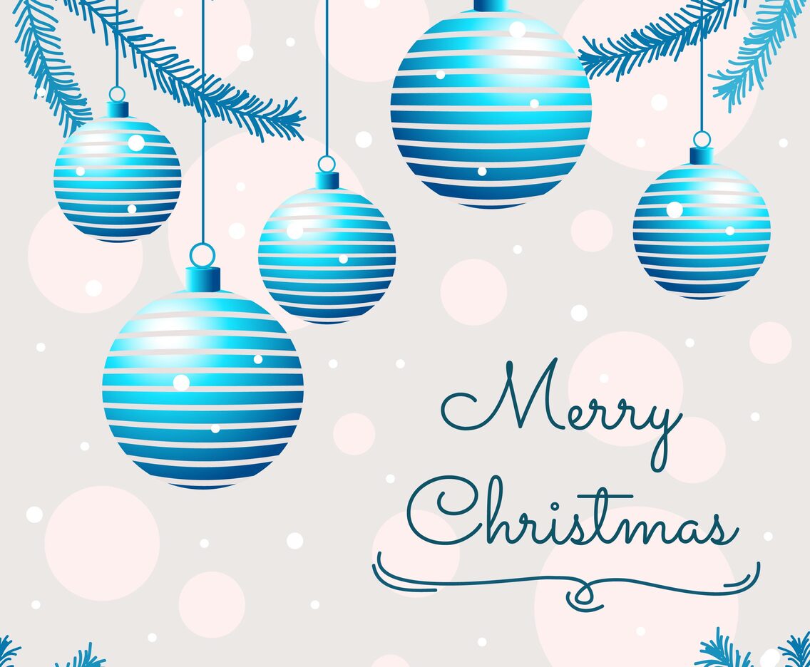 Abstract Merry Christmas Vector